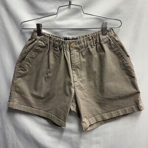 Meripex 5.5” Inseam Elastic Waist  Khaki Shorts Size Medium